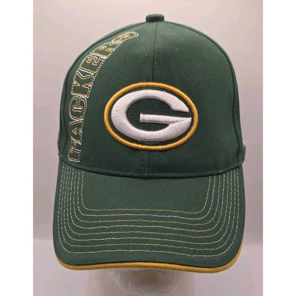 Green Bay Packers Reebok Team Apparel Strapback Cap NFL Green Football Hat